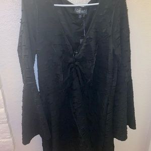 Widow Plus Beyond The Woods Bell Sleeve Dress 3x